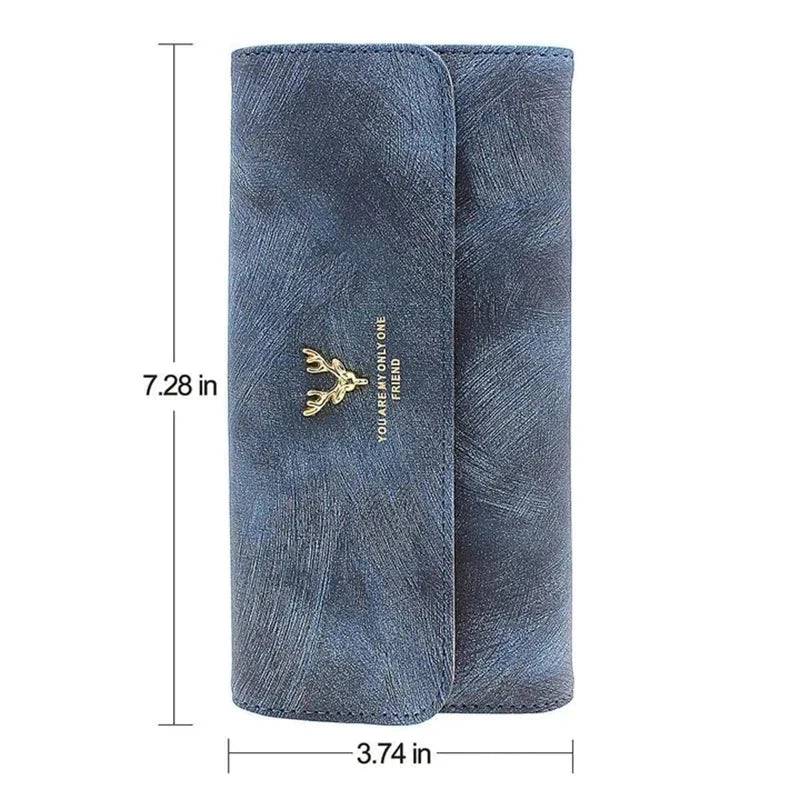 Personalized Photo Engraved Women's Trifold Wallet
