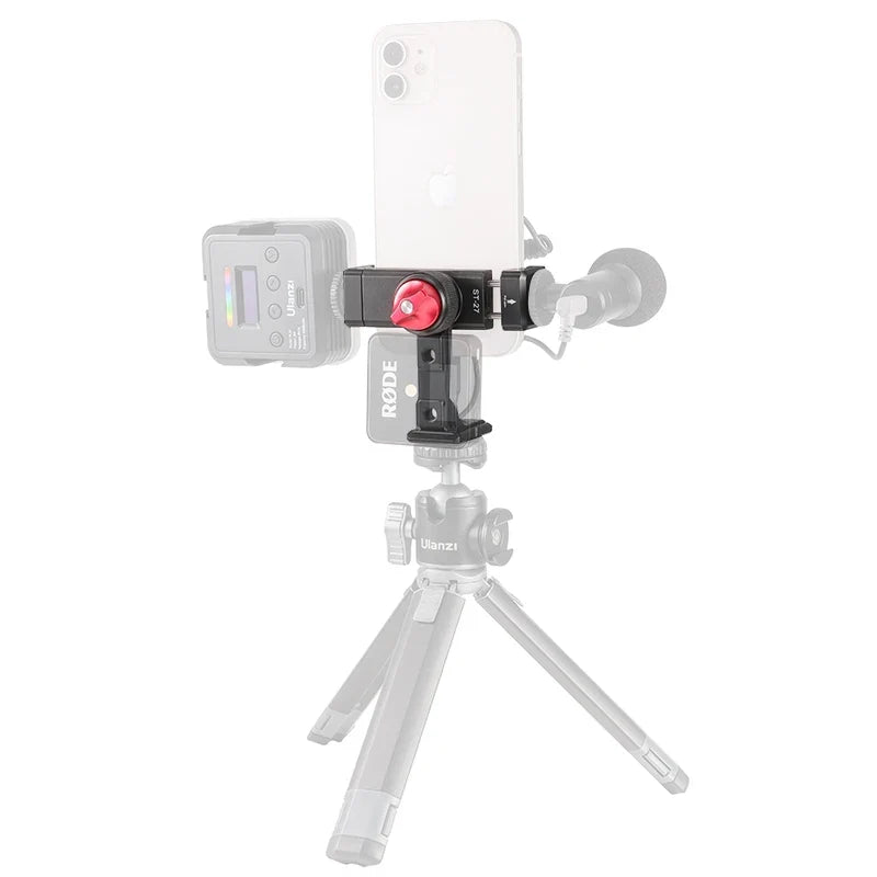 Ulanzi ST-27 Smartphone Tripod Mount with 3 Cold Shoes