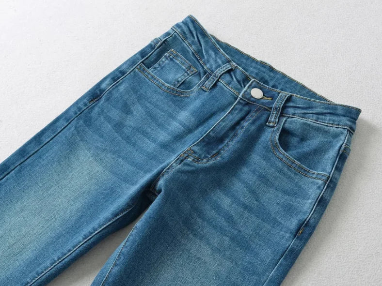 Runwaylover 3325 Retro 2024 Ladies Sexy Low Waist Flare Jeans