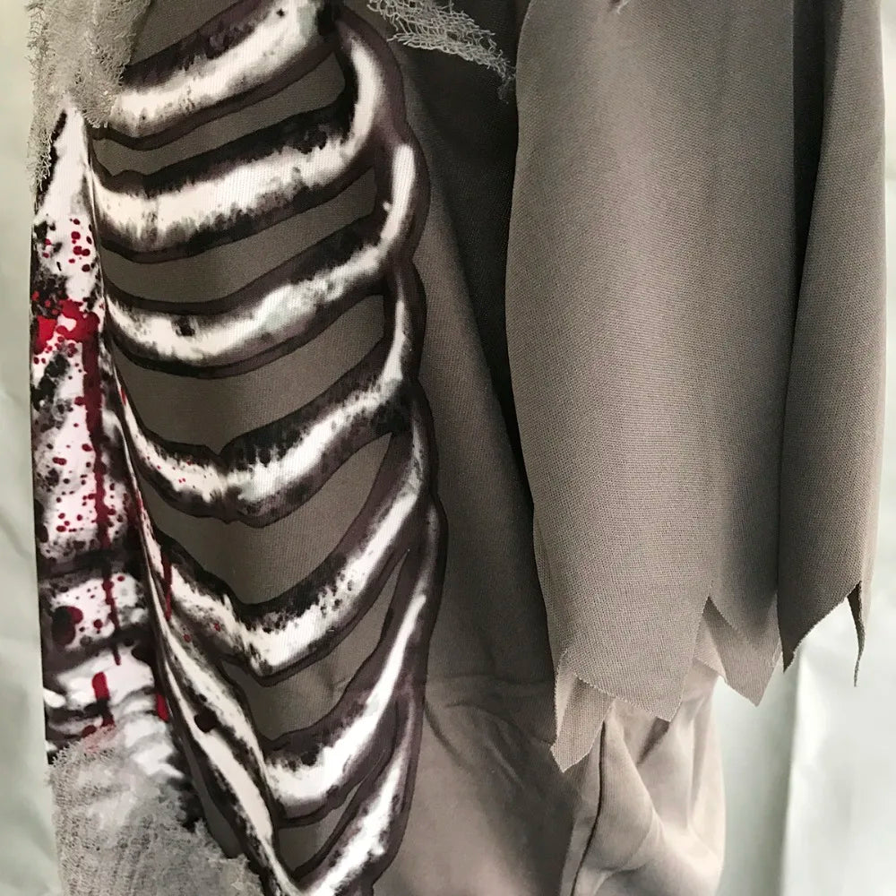 Boys Zombie Costume Boys Ghost Halloween Costumes Girls Scary Bloody Skeleton Party Cosplay Fancy Dress Outfits Clothing