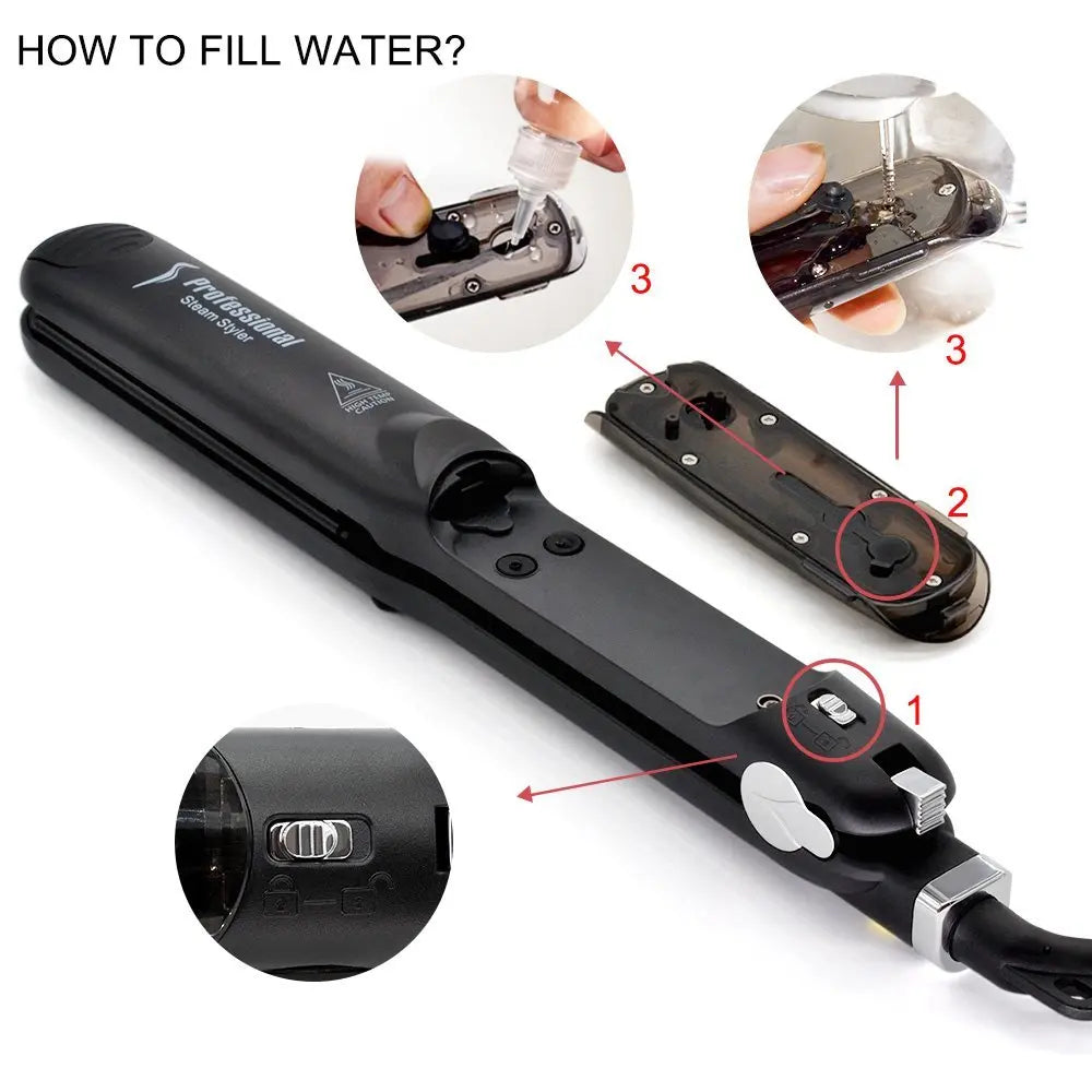 Steam Hair Straightener Accessories Water Vapor Tank Chamber Replacement Parts for Model KR S088 088 088A S105