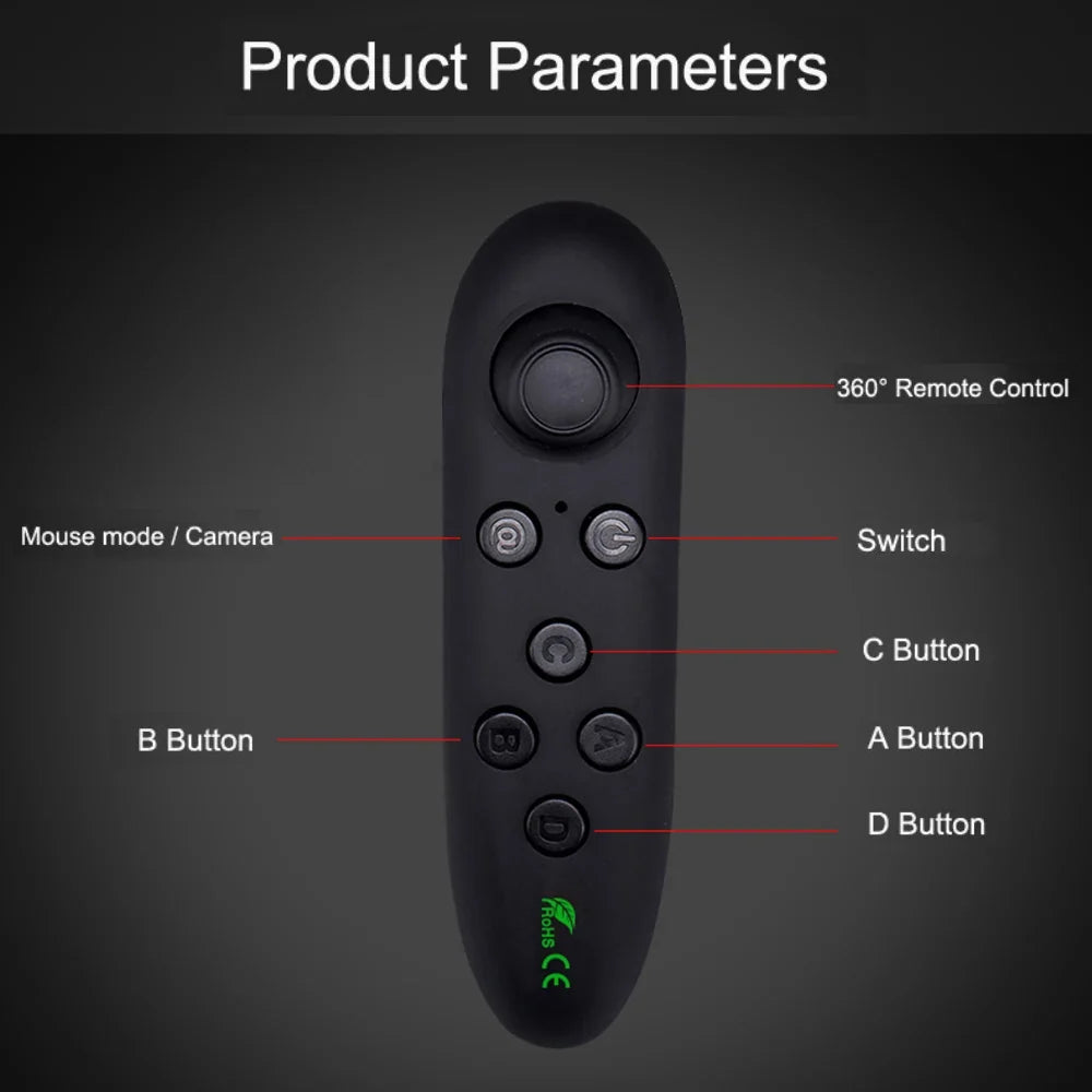 Control Joystick for Android iPhone Phone Gamepad Controller Bluetooth Mobile Trigger Joypad Game Console Pad PC VR Smart TV Box