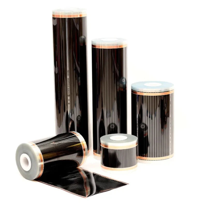 Graphene carbon crystal electrothermal film 400W/M2 floor heating wall heating safe energy saving constant temperature