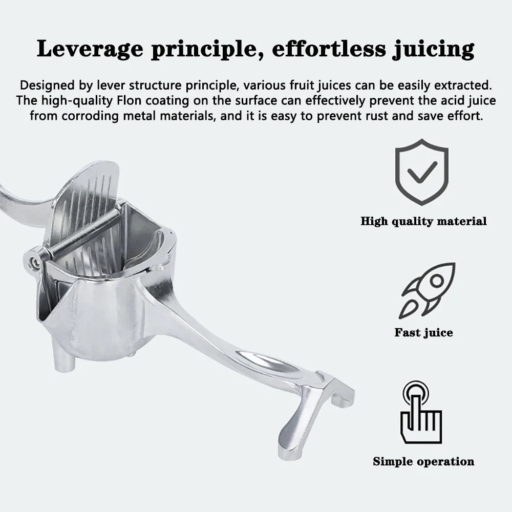 Manual Stainless Steel Citrus Juicer and Fruit Press