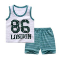 Baby Boy Summer Clothes 2020 Cartoon Sleeveless Tops Vest + Shorts 2pcs Infant Clothing Outfits Kids Bebes Sport Suits