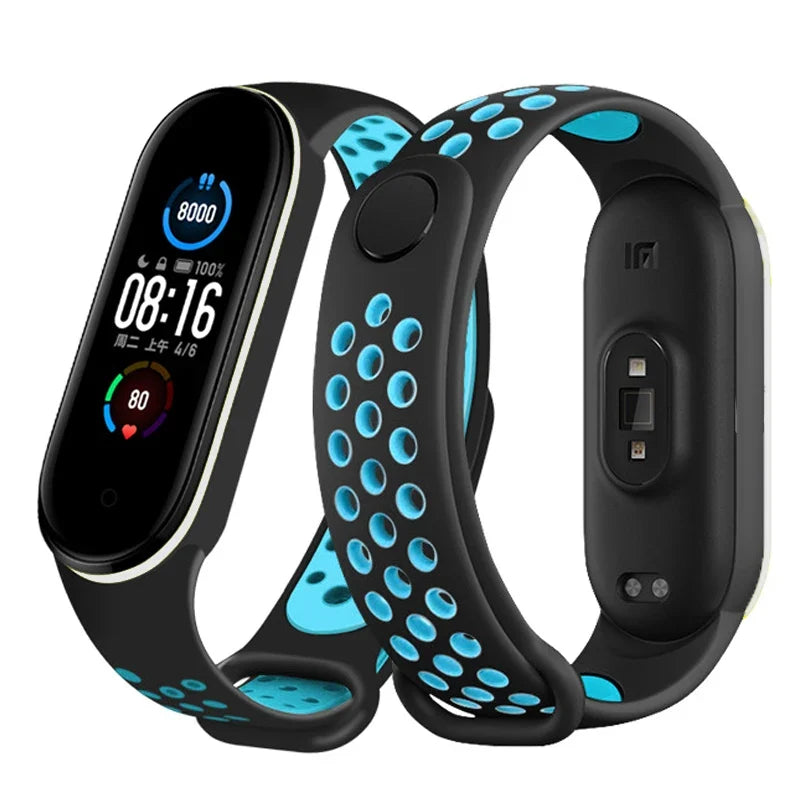 Strap for Mi band 6 7 Bracelet Sport Silicone Miband4 miband 5 Wrist correa Replacement Wristband for xiaomi Mi band 4 3 5 6 7