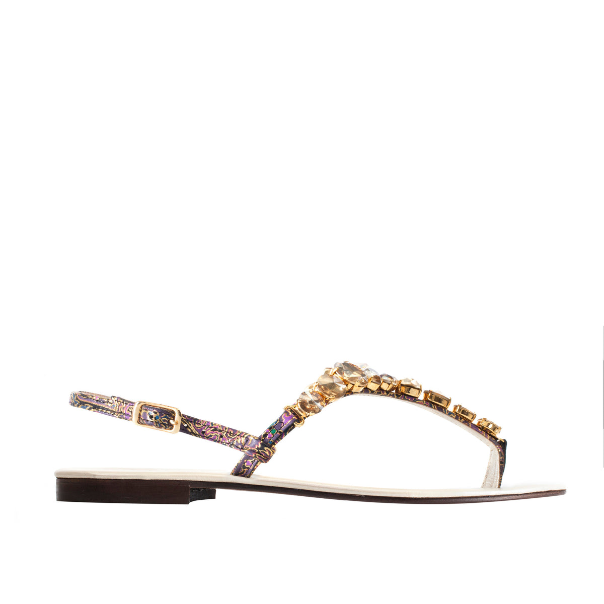 Purple Casbah with Gold Crystal