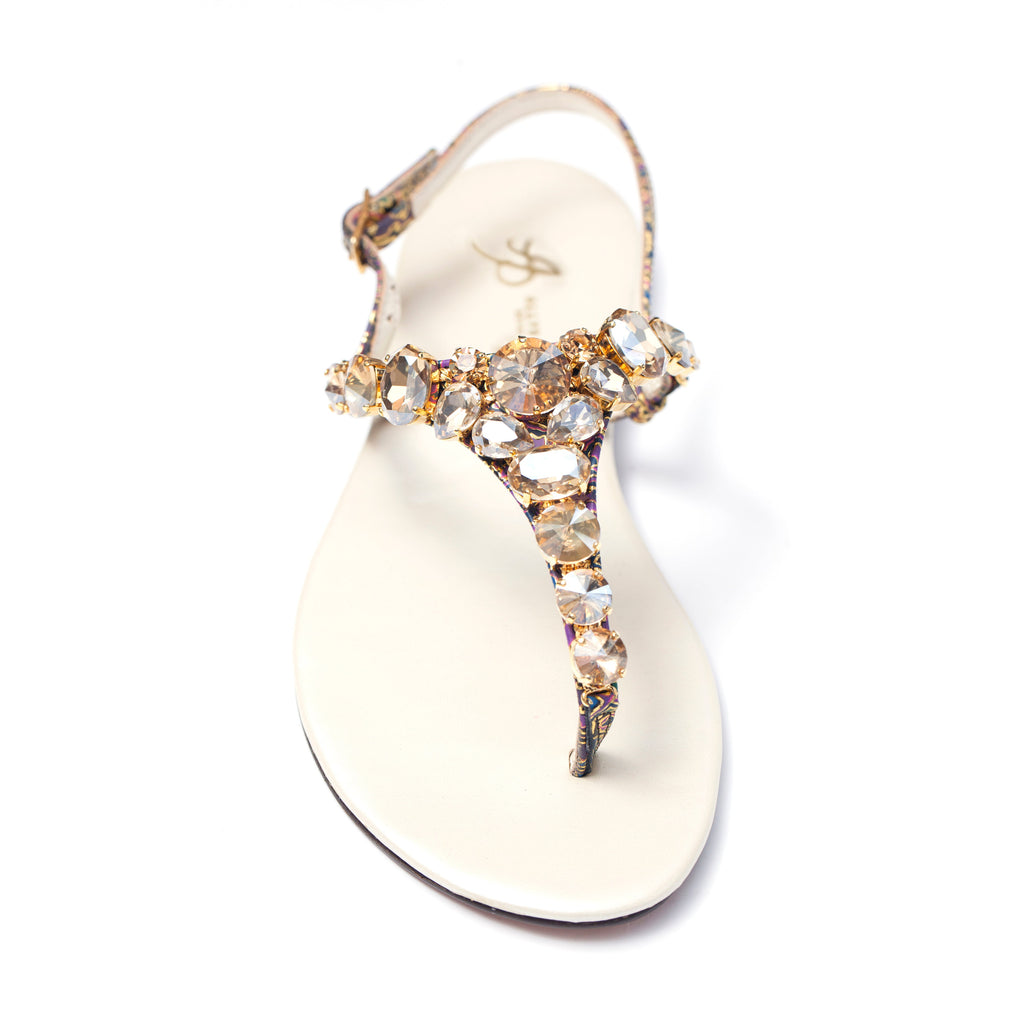Purple Casbah with Gold Crystal