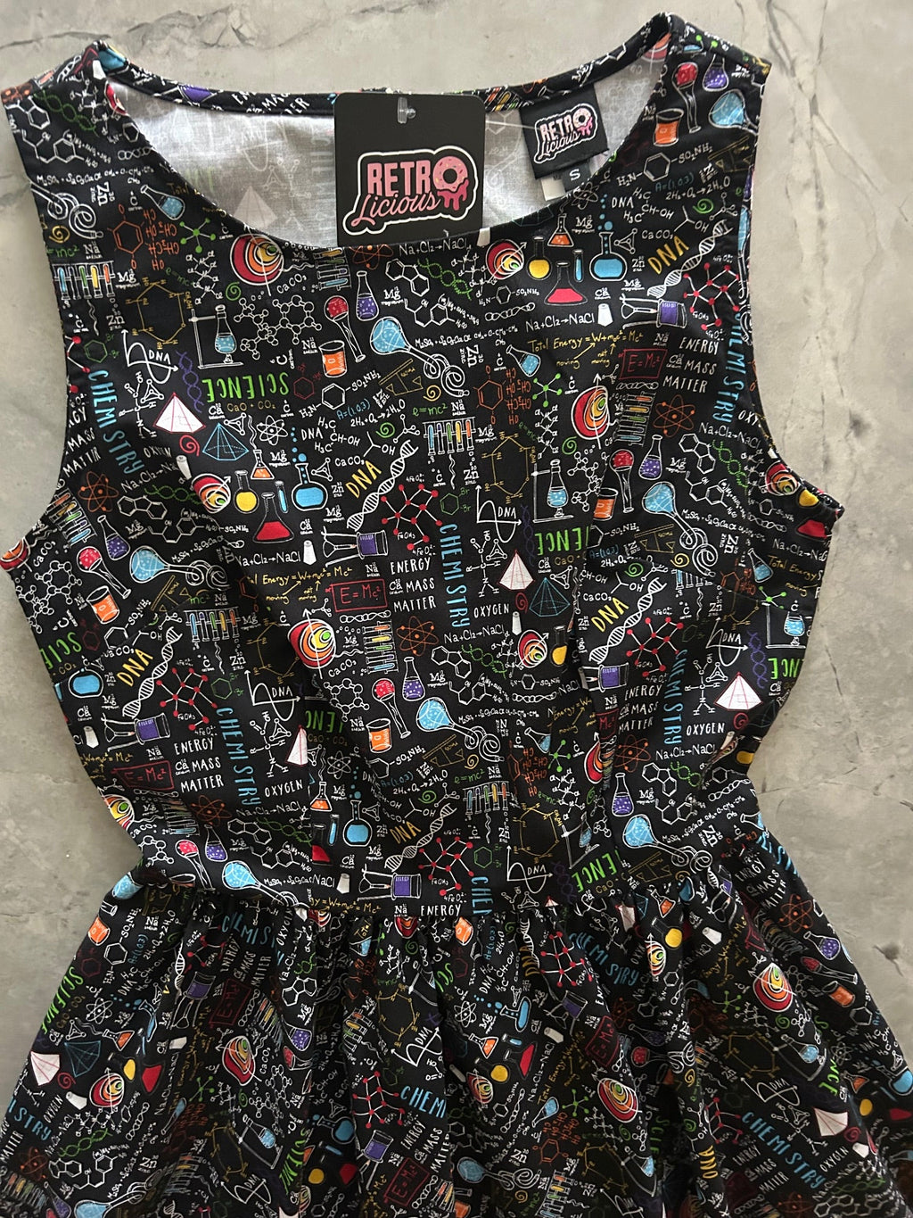 Science Midi Dress - 4X only, 1 left!