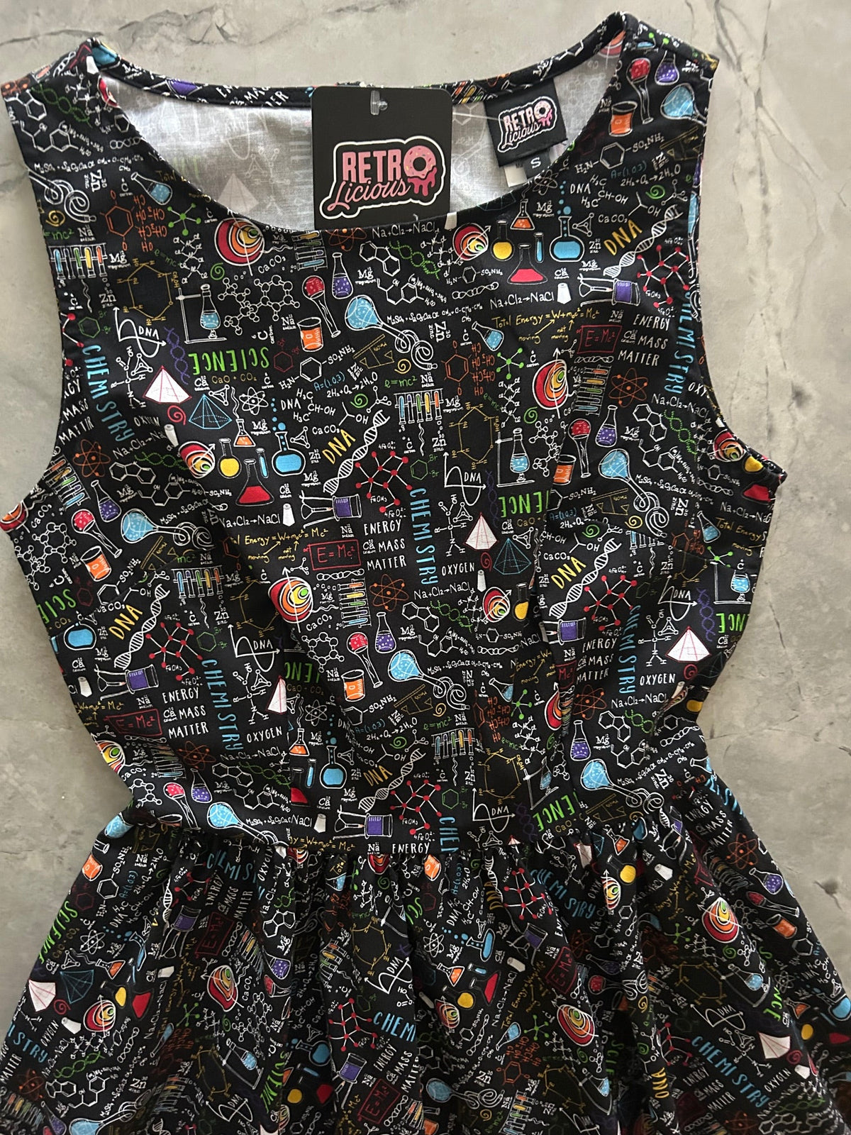 Science Midi Dress - 4X only, 1 left!
