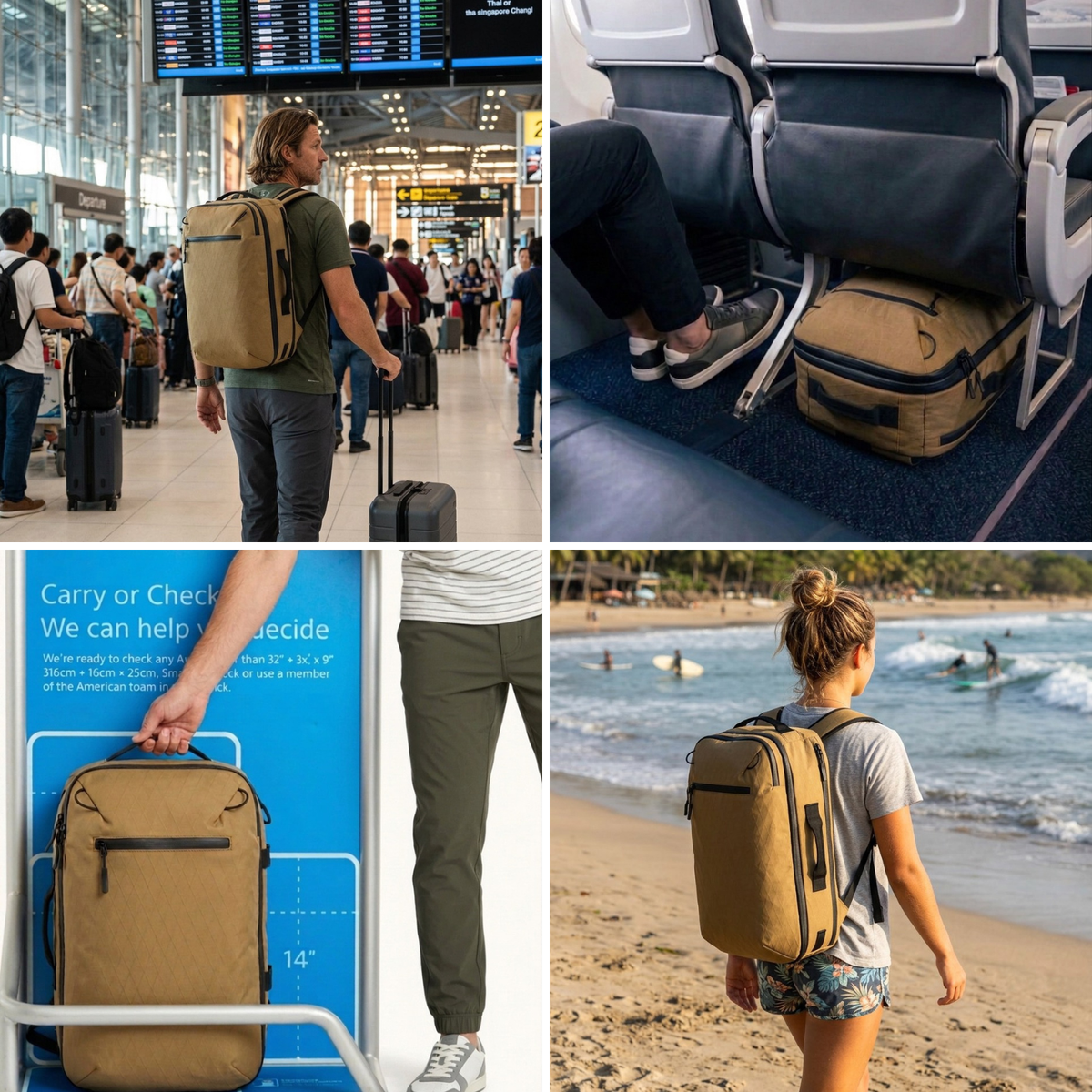 Island Hopper 2.0 TriCor Carry On Travel Backpack (NEW)