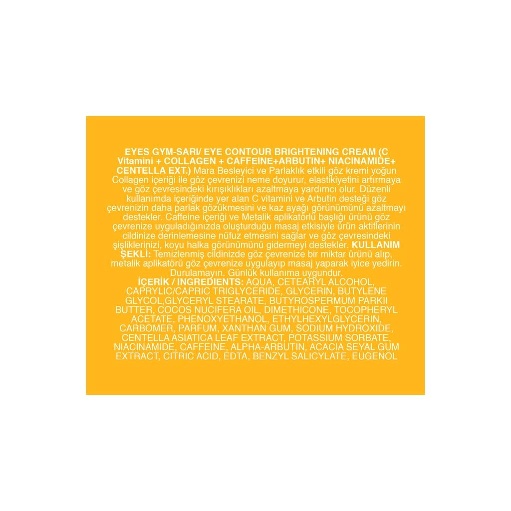WeMara Vitamin C Brightening Eye Cream for Dark Circles 18 ml