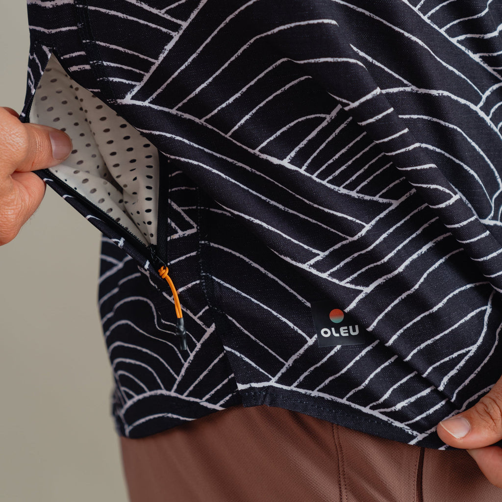 OLEU UV QUICK-DRY BOARDSHIRT - STORM CARBON