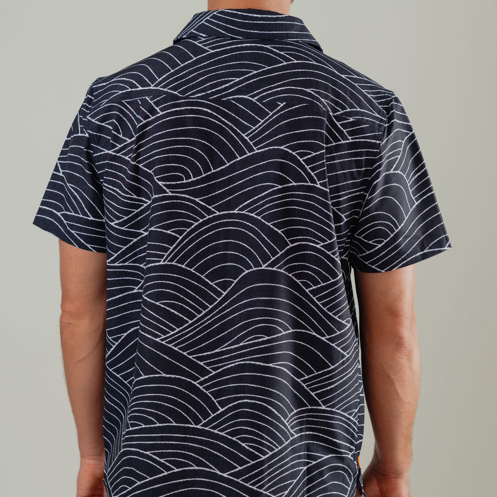 OLEU UV QUICK-DRY BOARDSHIRT - STORM CARBON