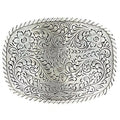 Rectangle Floral Buckle