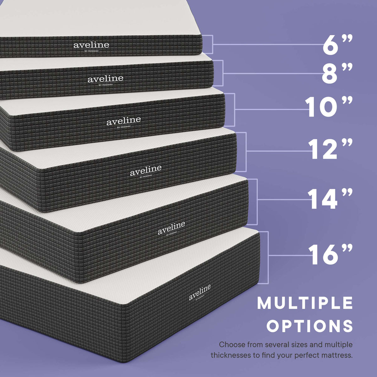 Aveline 8" Mattress by Modway