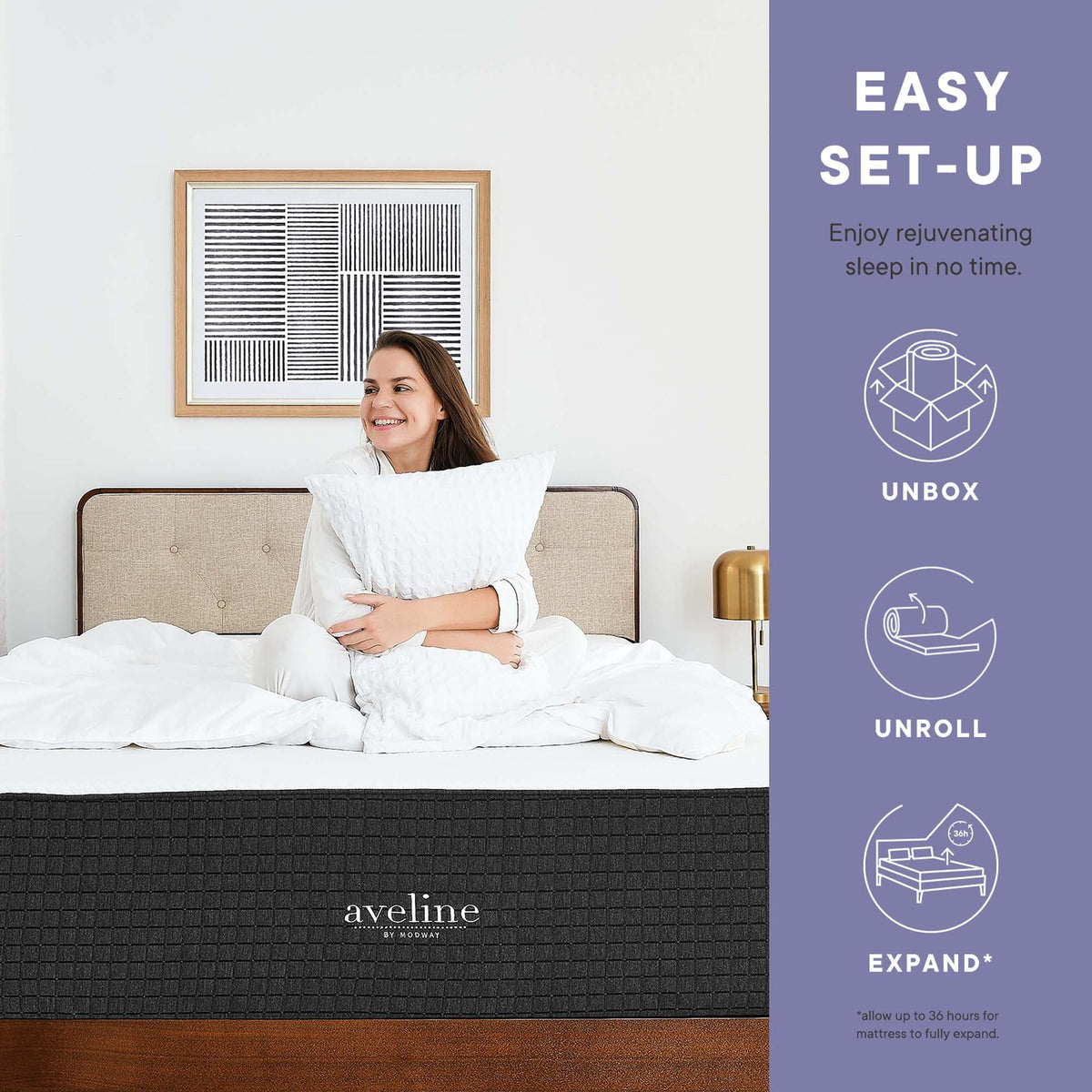Aveline 6" Mattress by Modway