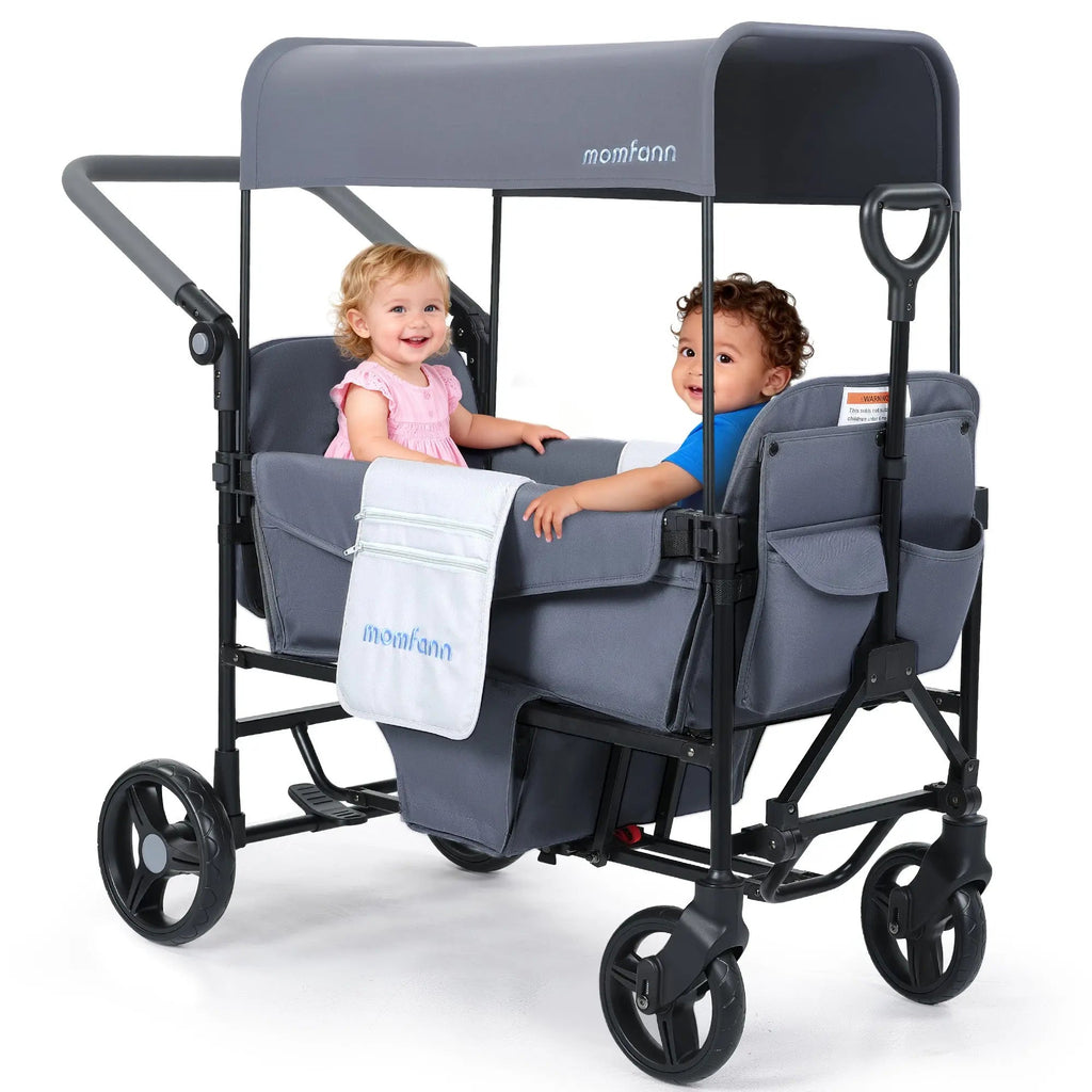 Momfann 2-Seater All-Terrain Stroller Wagon for Kids
