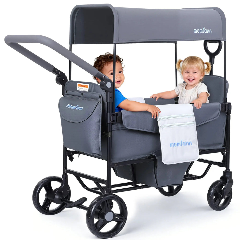Momfann 2-Seater All-Terrain Stroller Wagon for Kids