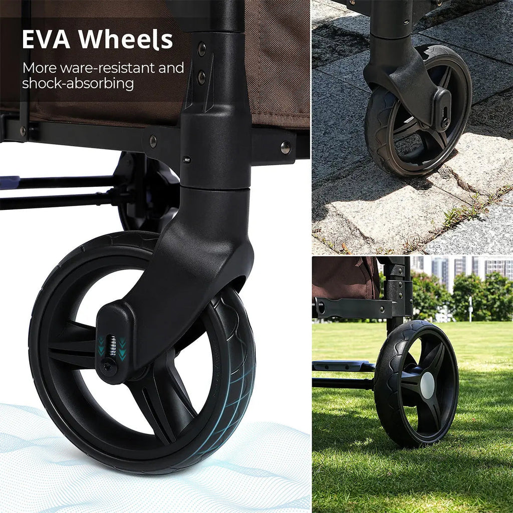 Momfann 2-Seater All-Terrain Stroller Wagon for Kids