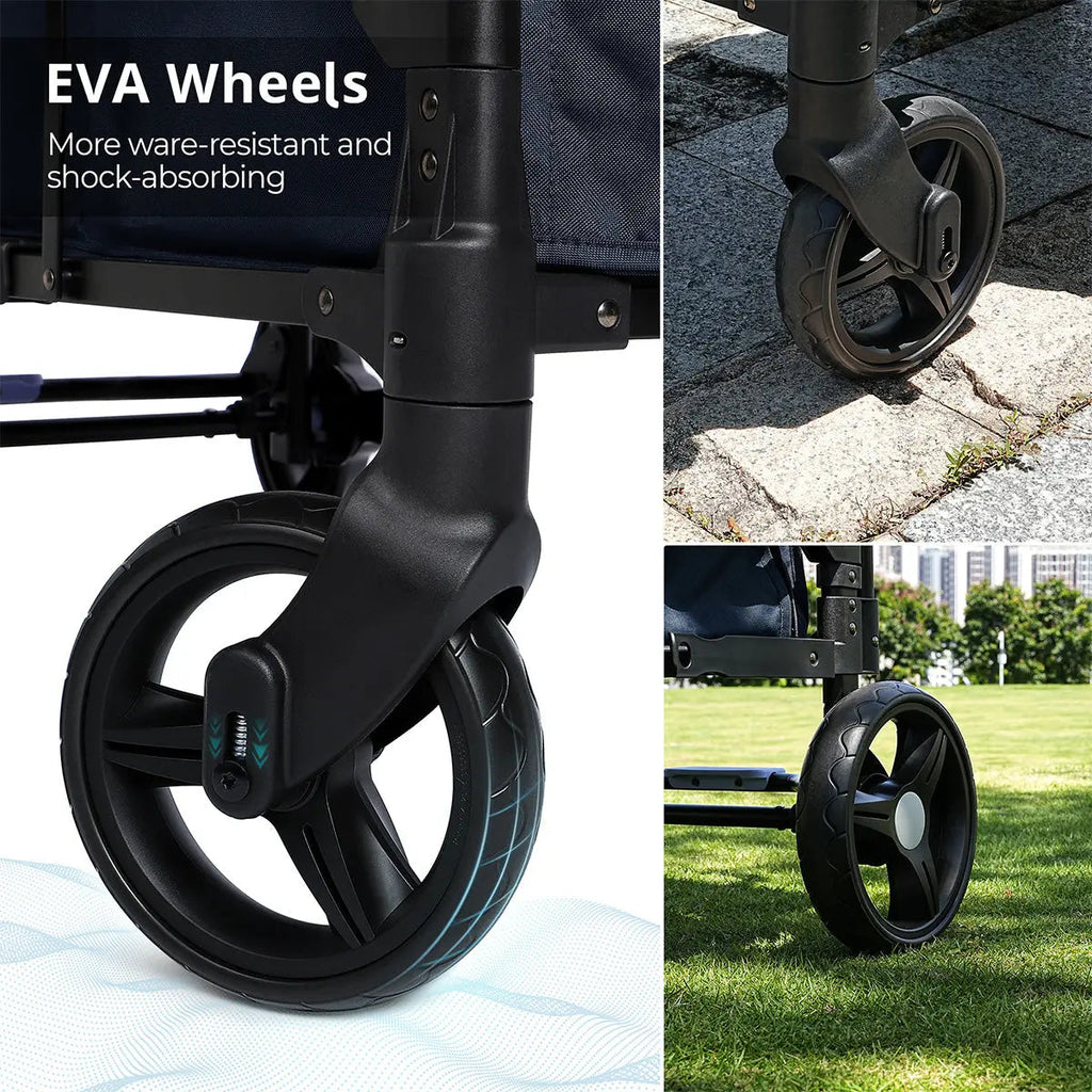 Momfann 2-Seater All-Terrain Stroller Wagon for Kids