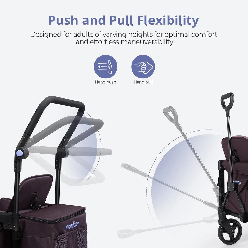 Momfann 2-Seater All-Terrain Stroller Wagon for Kids