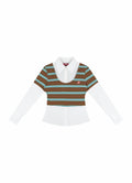 Natalia Button Down - Stripes