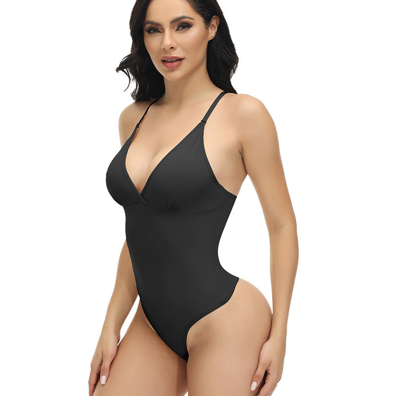 Women’s Extended-Size Tummy-Control Shapewear Bodysuit