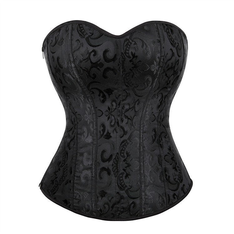 New Style Laceless Side Zipper Non-Elastic Palace Shapewear Top Amazon Aliexpress Cross-Border E-Commerce Supply