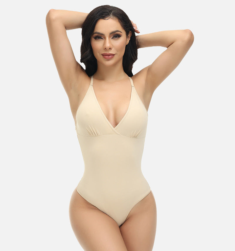 Women’s Extended-Size Tummy-Control Shapewear Bodysuit