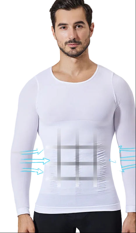 Men’s Seamless Long-Sleeve Shaping Top