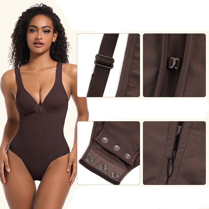 Women’s Thin Seamless Nylon Shaping Bodysuit - MT000602