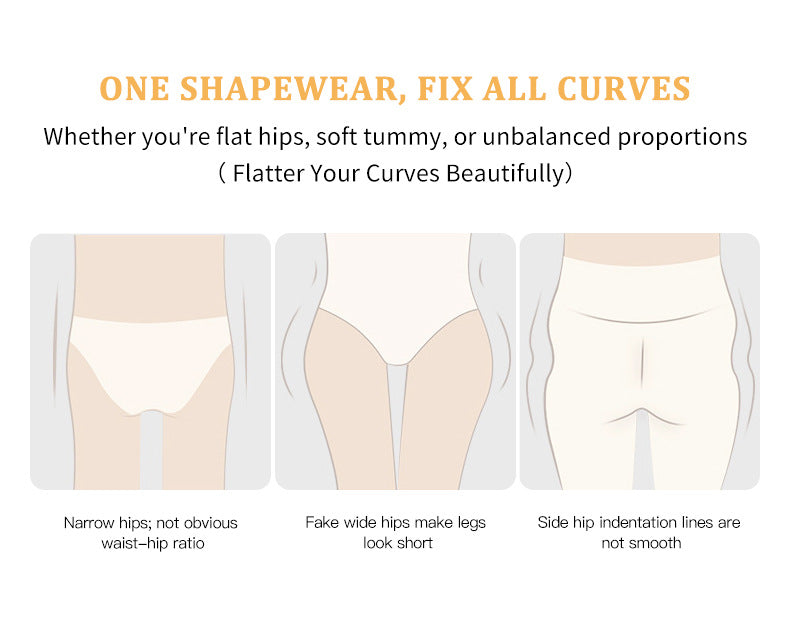 Women’s High-Waisted Hip-Lifting Shapewear Briefs