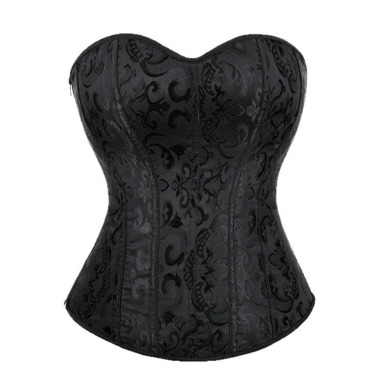 New Style Laceless Side Zipper Non-Elastic Palace Shapewear Top Amazon Aliexpress Cross-Border E-Commerce Supply