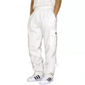 2022 Cross-Border New Sports and Casual Pants with Velvet Leggings, Multi-Flap Pocket Pants Tethered Men's Loose Overalls Pants