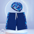 Children's swimming trunks boys swimming trunks boxer small and medium-sized children's swimsuit fat treasure training quick-drying swimsuit suit wholesale