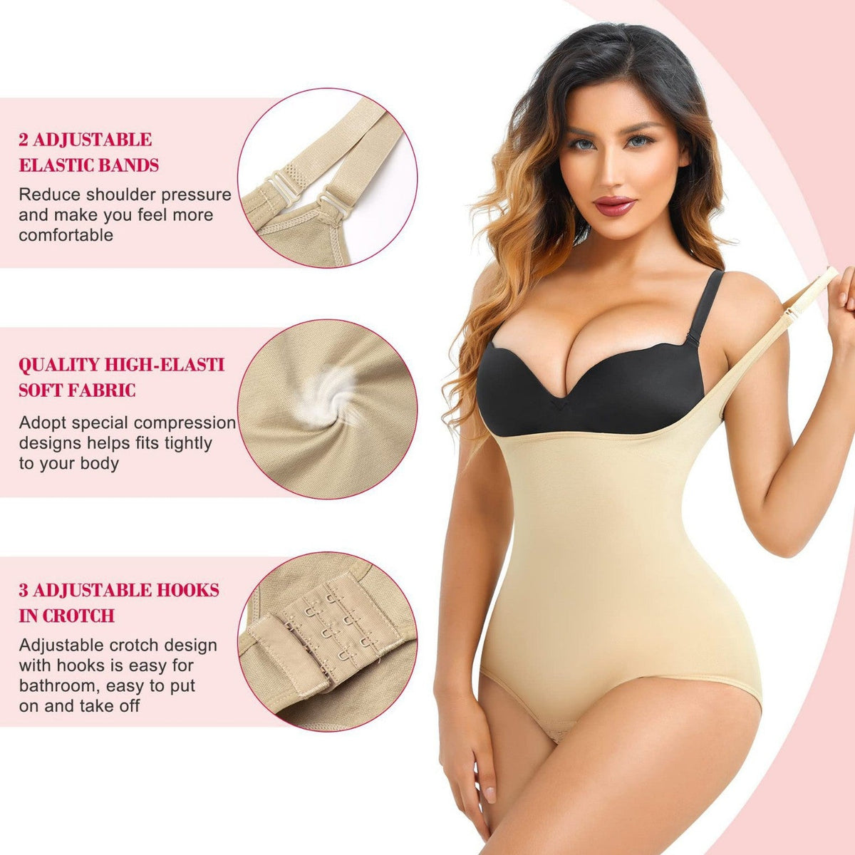 Women's Seamless Waist and Hip Shapewear