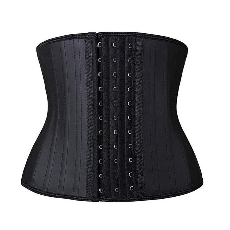 Latex Waist Trainer Corset with Front Closure