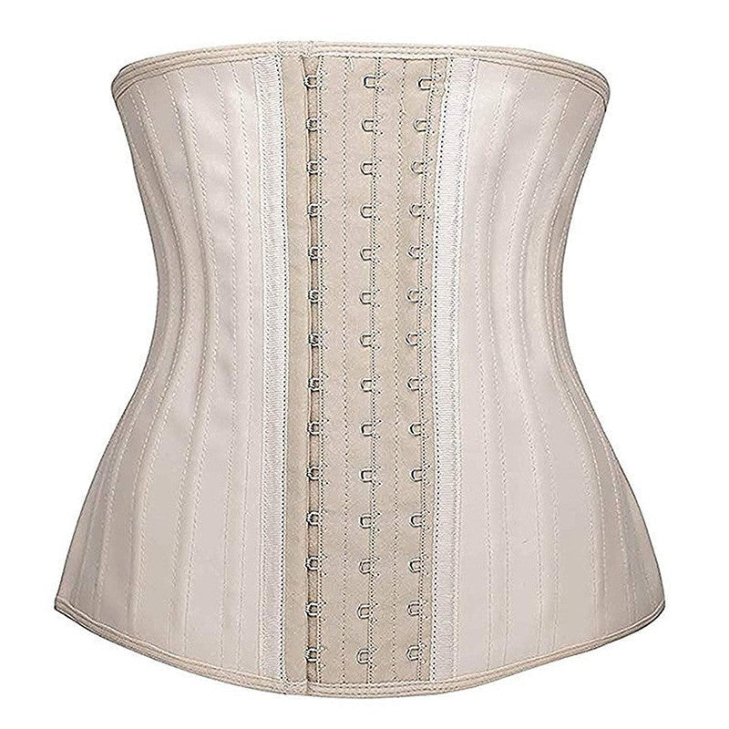 Latex Waist Trainer Corset with Front Closure