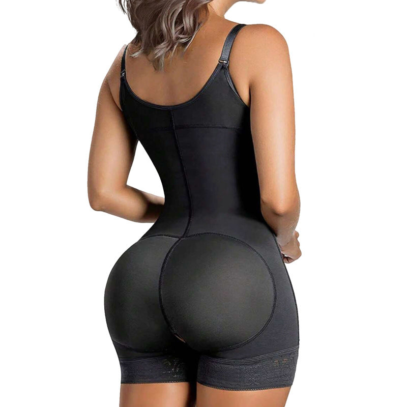 Women’s Nylon Button-Closure Shaping Bodysuit