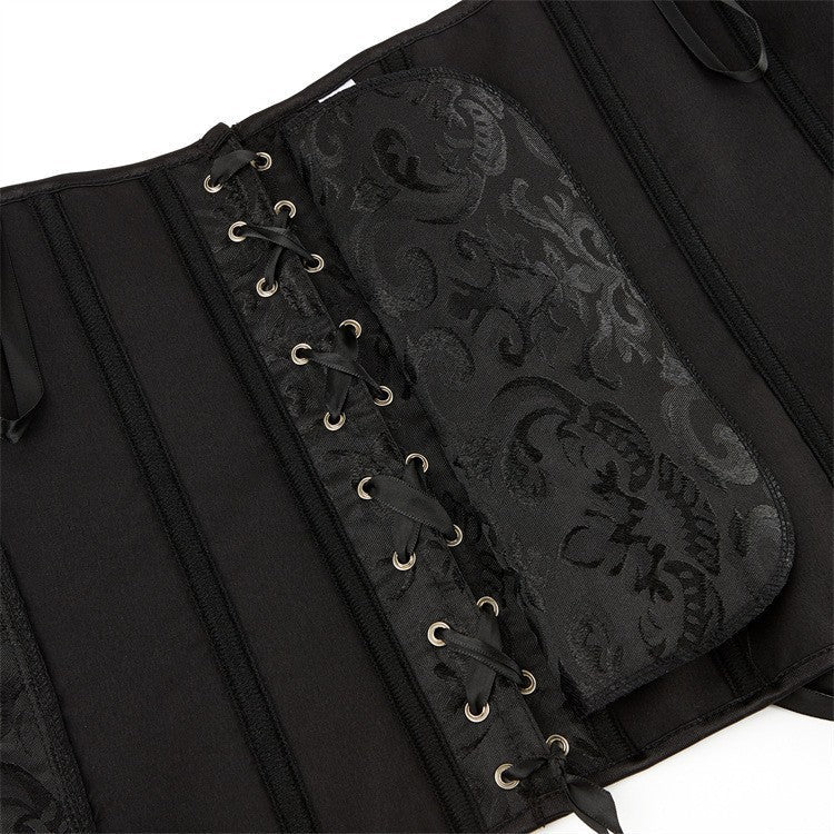 New Style Laceless Side Zipper Non-Elastic Palace Shapewear Top Amazon Aliexpress Cross-Border E-Commerce Supply