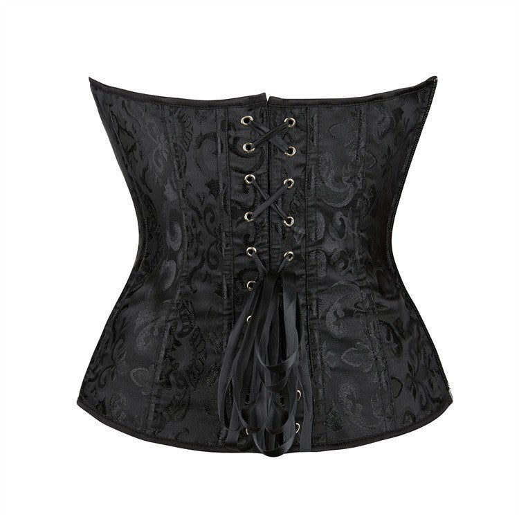 New Style Laceless Side Zipper Non-Elastic Palace Shapewear Top Amazon Aliexpress Cross-Border E-Commerce Supply