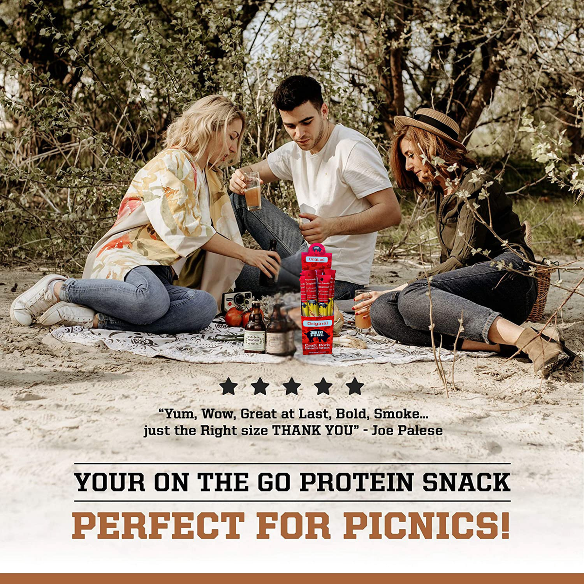 Craft Pork Snack Stick Collection (60 Sticks Total)