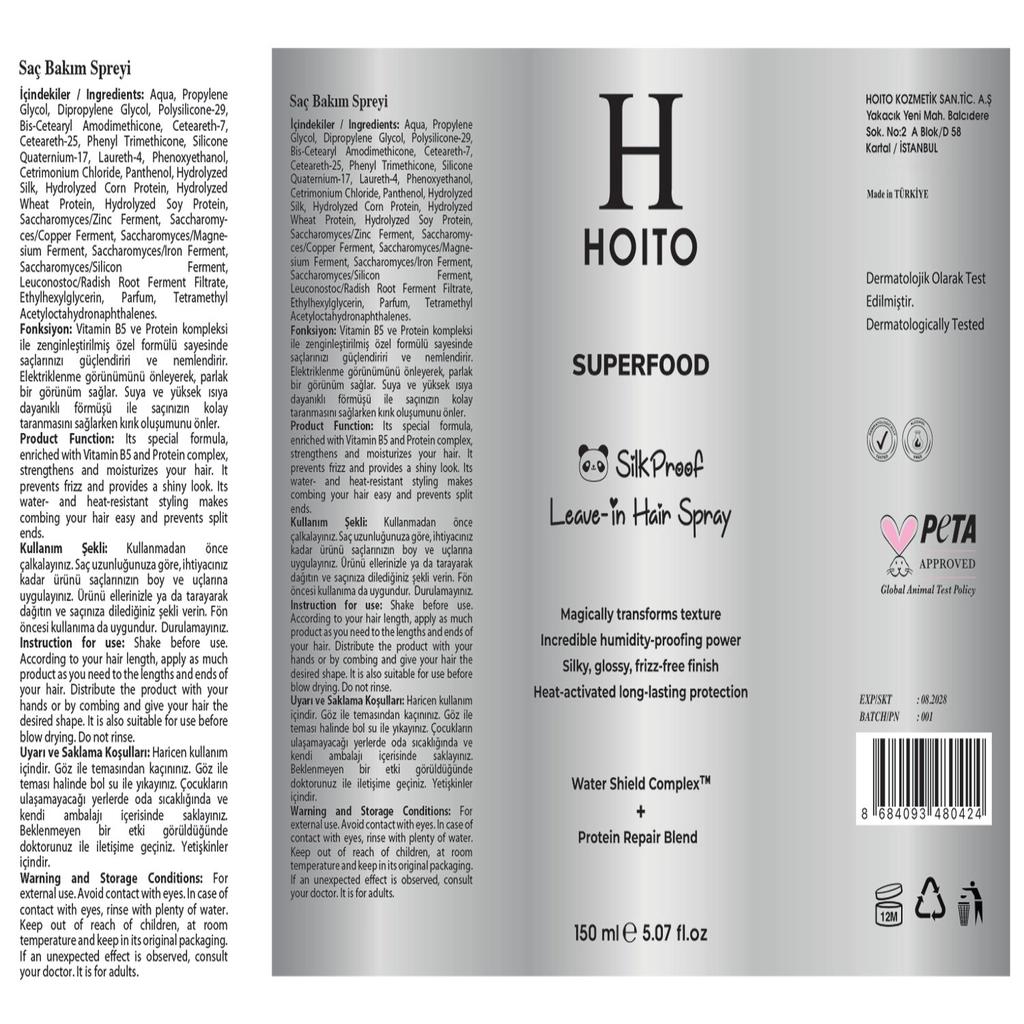 Hoito Silkproof Humidity Resistant Hair Spray 150 ml