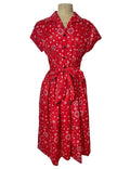 Scout for Loco Lindo 40s Style Red Bandana Print Willow Dress