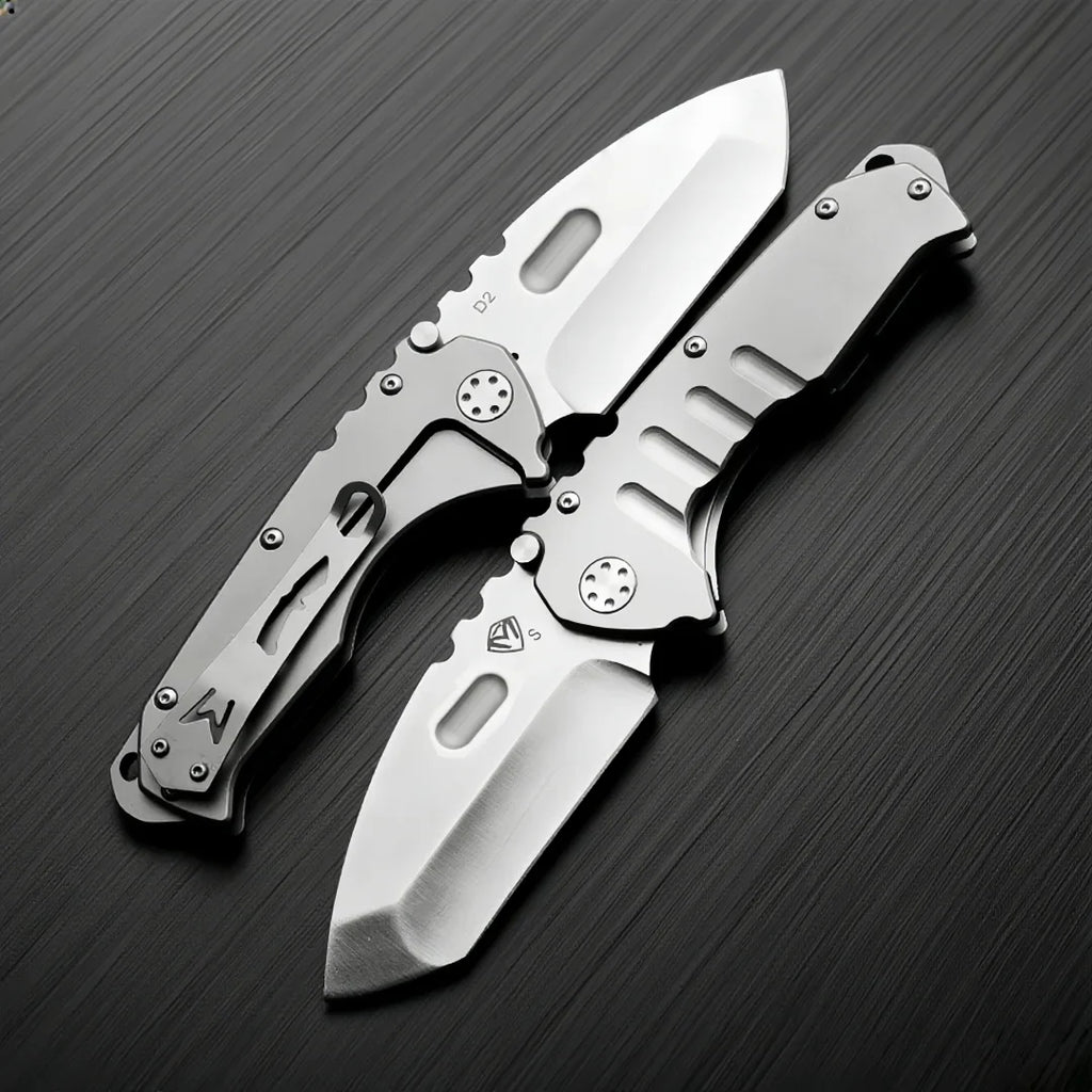 Medford - Heavy-duty Folding Knife, High-hardness D2 Blade, Portable Backpack Camping Travel Knife, Sharp Fruit Knife