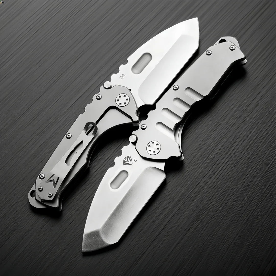Medford - Heavy-duty Folding Knife, High-hardness D2 Blade, Portable Backpack Camping Travel Knife, Sharp Fruit Knife