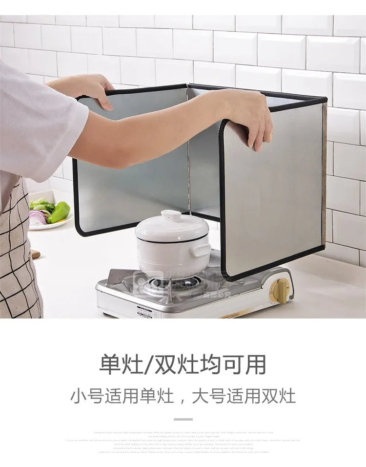 Oil Splatter Guard Grease Splatter Screen for Frying Splatter Guard Stainless Steel Splatter Screen Gas Stove Oil Splash Guard