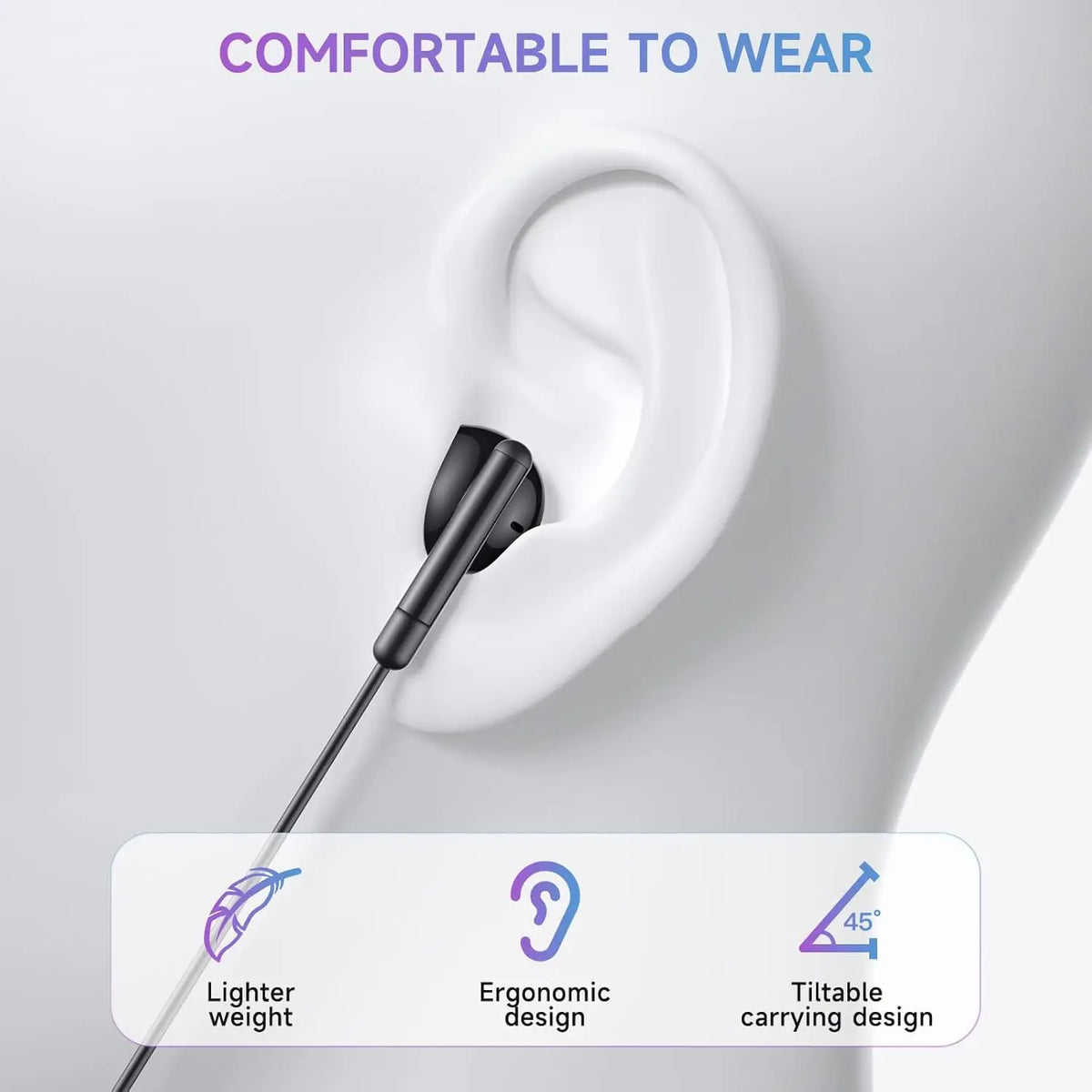 HiFi Wired Headset With Mic Earphone Type-C/3.5mm Music Wired Headphones for Google Pixel 9 8 7 Samsung S25 S24 S23 S22 Xiaomi