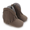 Western Denim Baby Winter Boots, Fashion Warm Casual First Walkers Shoes for Boys Girls 0-18 Months ﻿